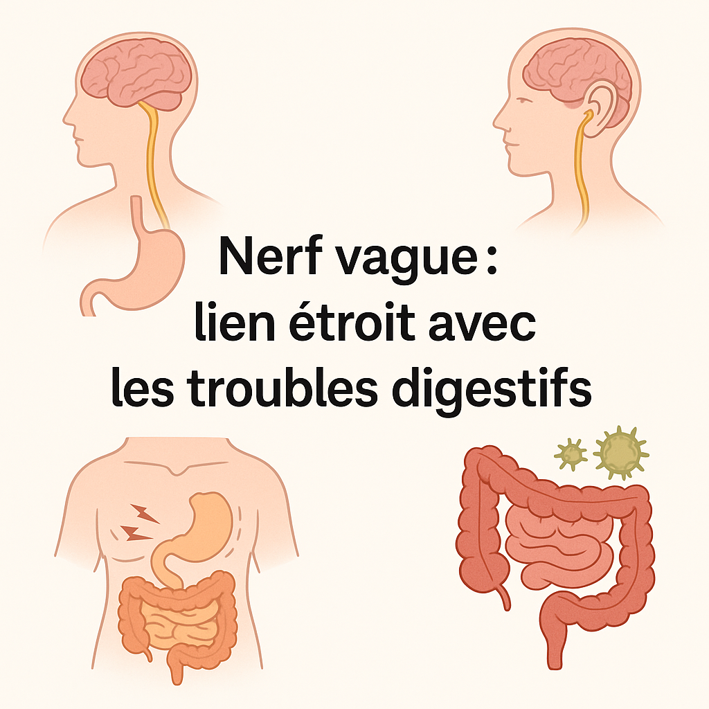 Nerf vague : lien étroit avec les troubles digestifs