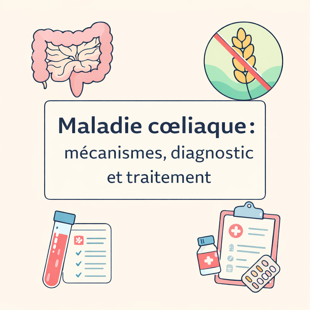 Maladie cœliaque : mécanismes, diagnostic et traitement