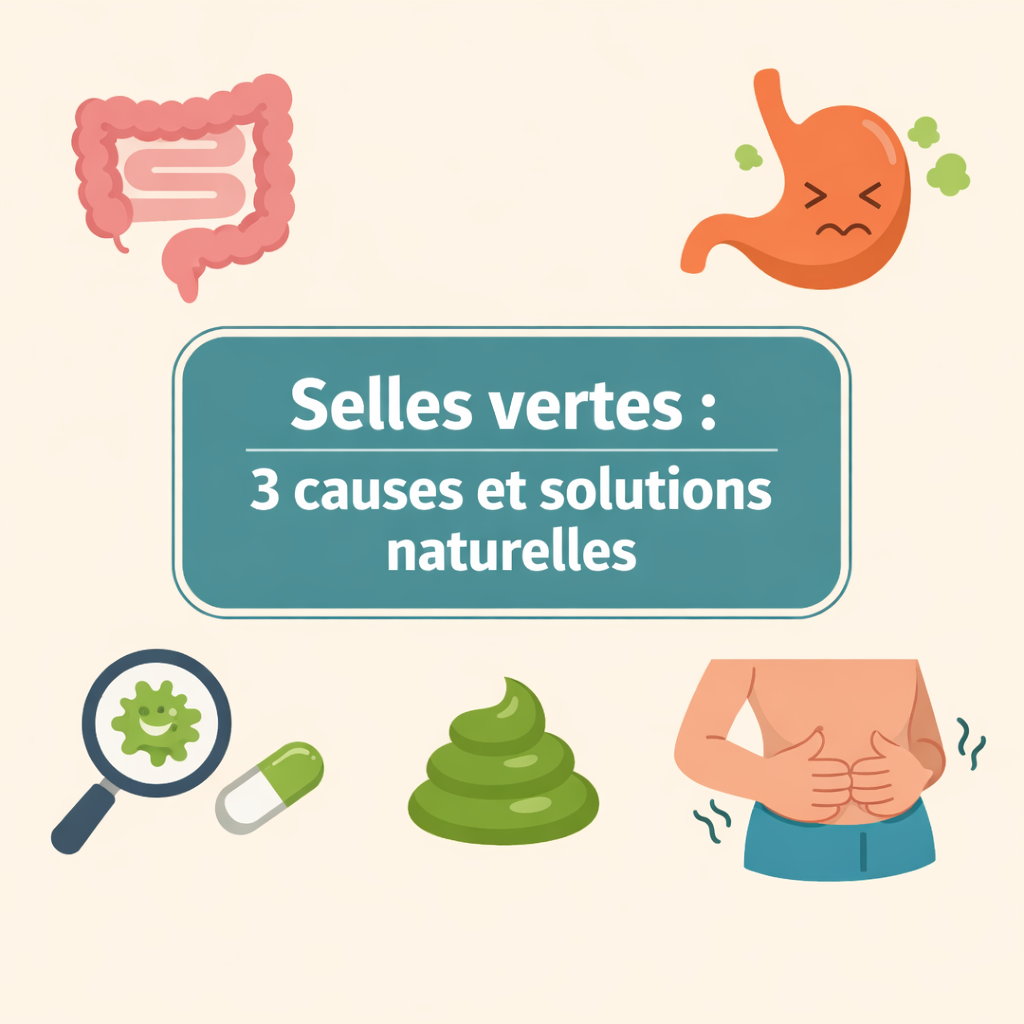 Selles vertes : 3 causes et solutions naturelles