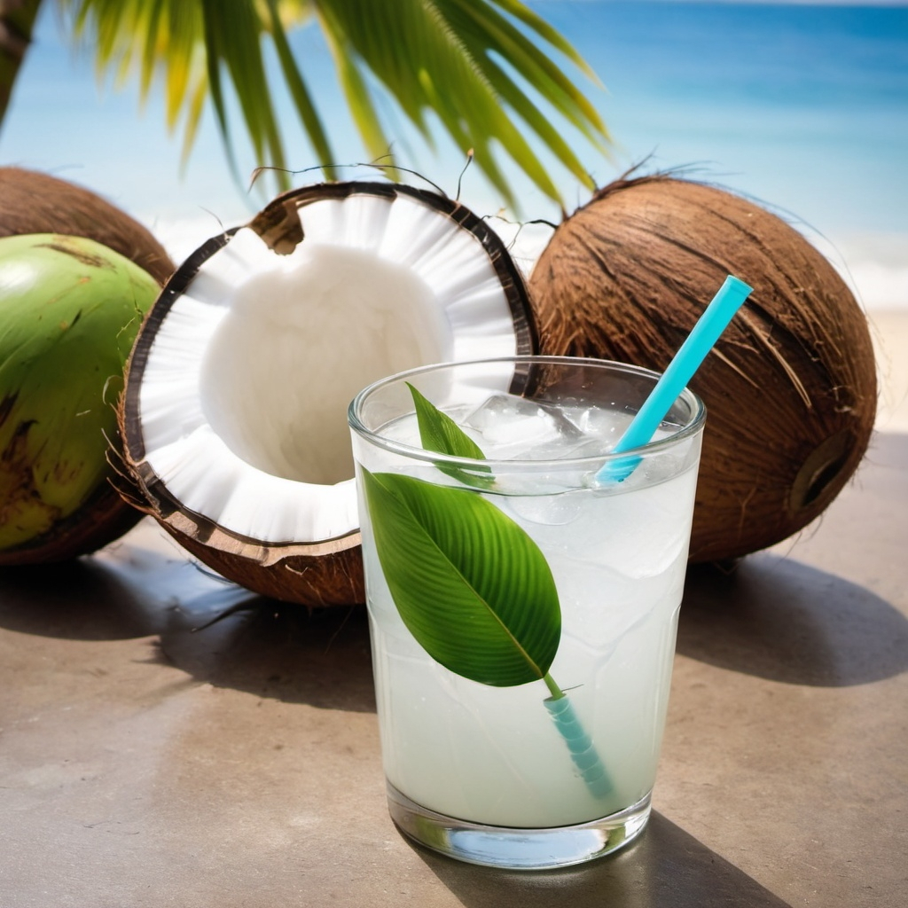 eau de coco inflammation