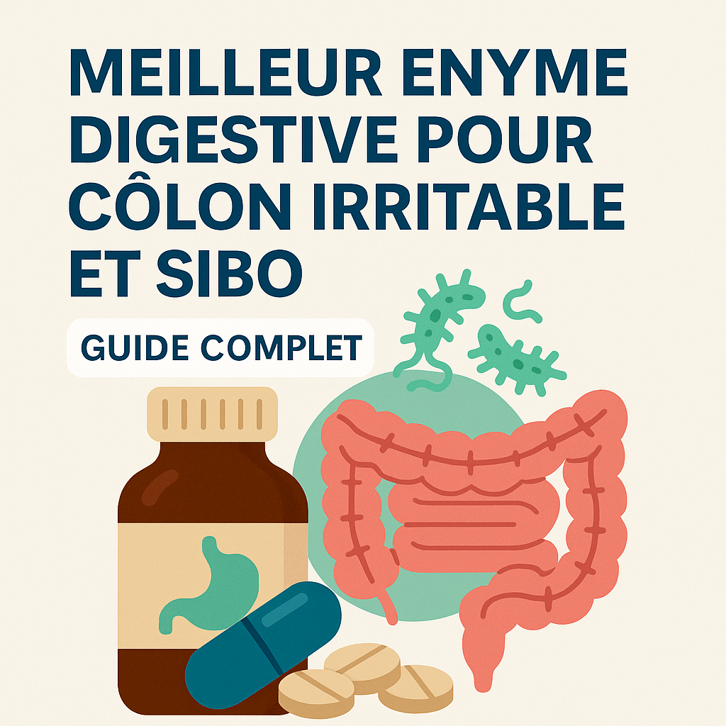 Meilleur enzyme digestive pour côlon irritable et SIBO : guide complet