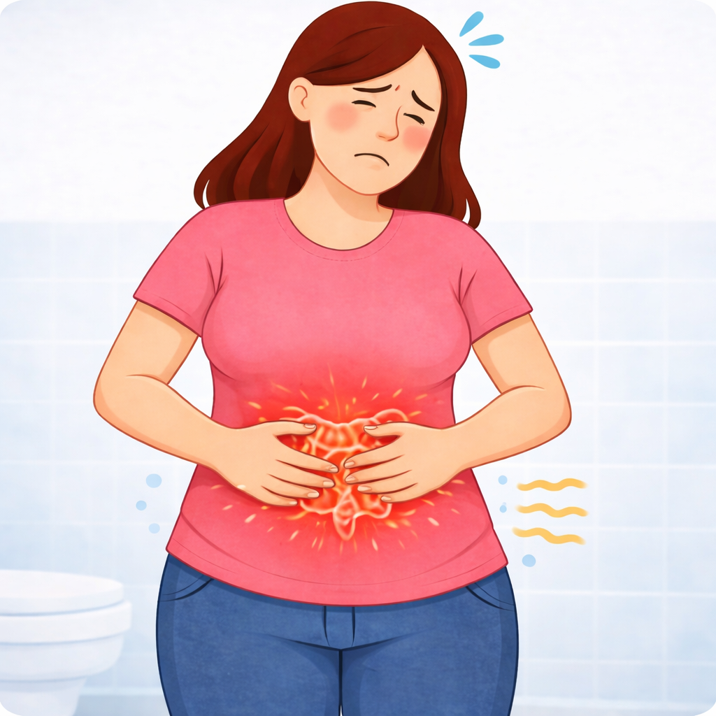 Douleur au milieu du ventre : causes digestives possibles autour du nombril