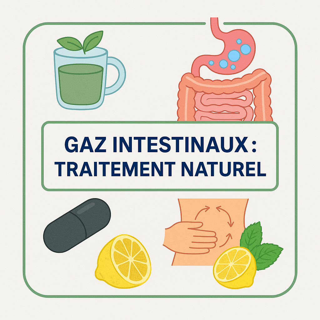 Gaz intestinaux : traitement naturel contre ballonnements et gaz coincés