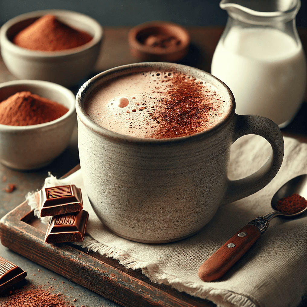 Chocolat chaud pauvre en FODMAP