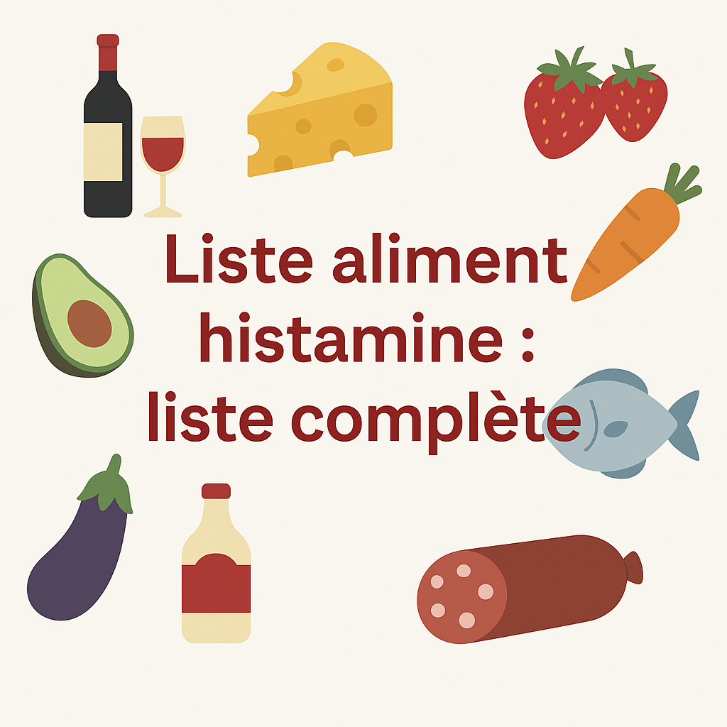Liste aliment histamine : liste complète