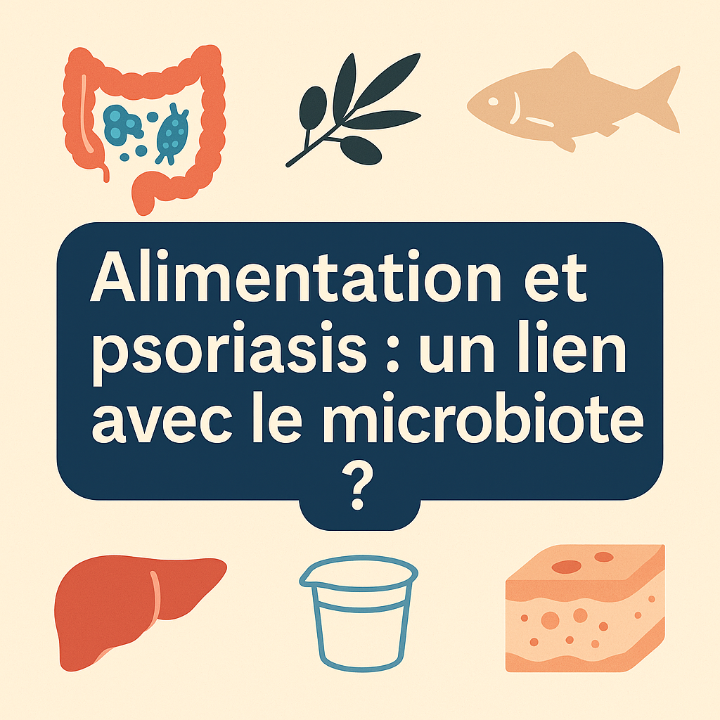 Alimentation et psoriasis : un lien avec le microbiote ?