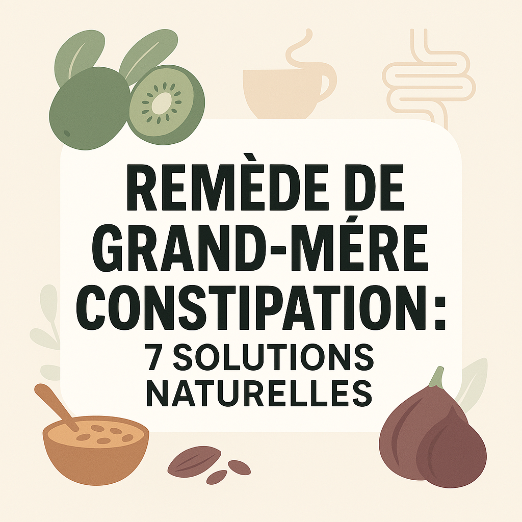 Remede de grand mère constipation : 7 solutions naturelles 