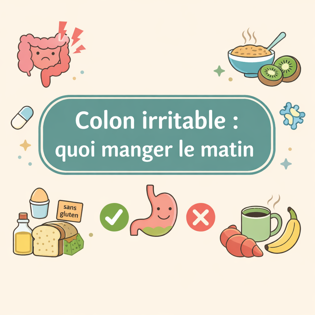 Colon irritable : quoi manger le matin