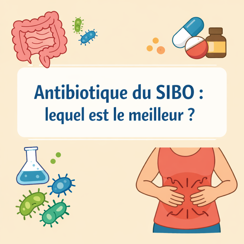 Antibiotiques du SIBO : efficacité de la rifaximine, du métronidazole et du bismuth