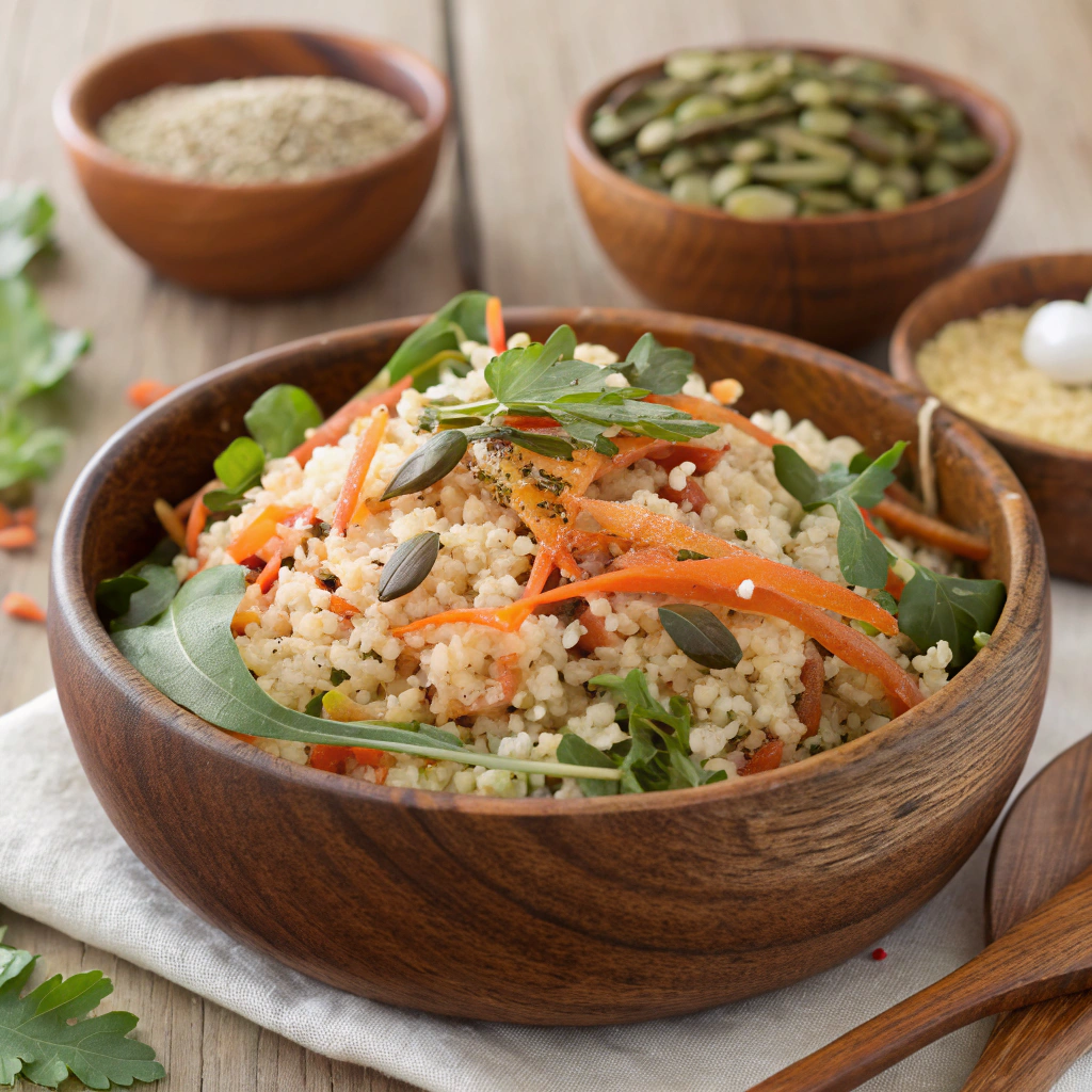 salade de quinoa pauvre en FODMAP