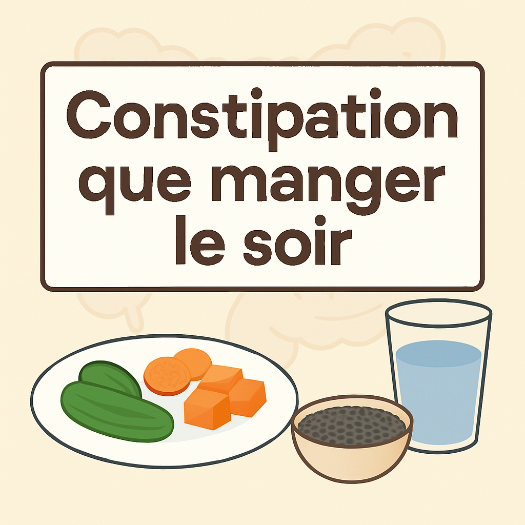 Constipation que manger le soir