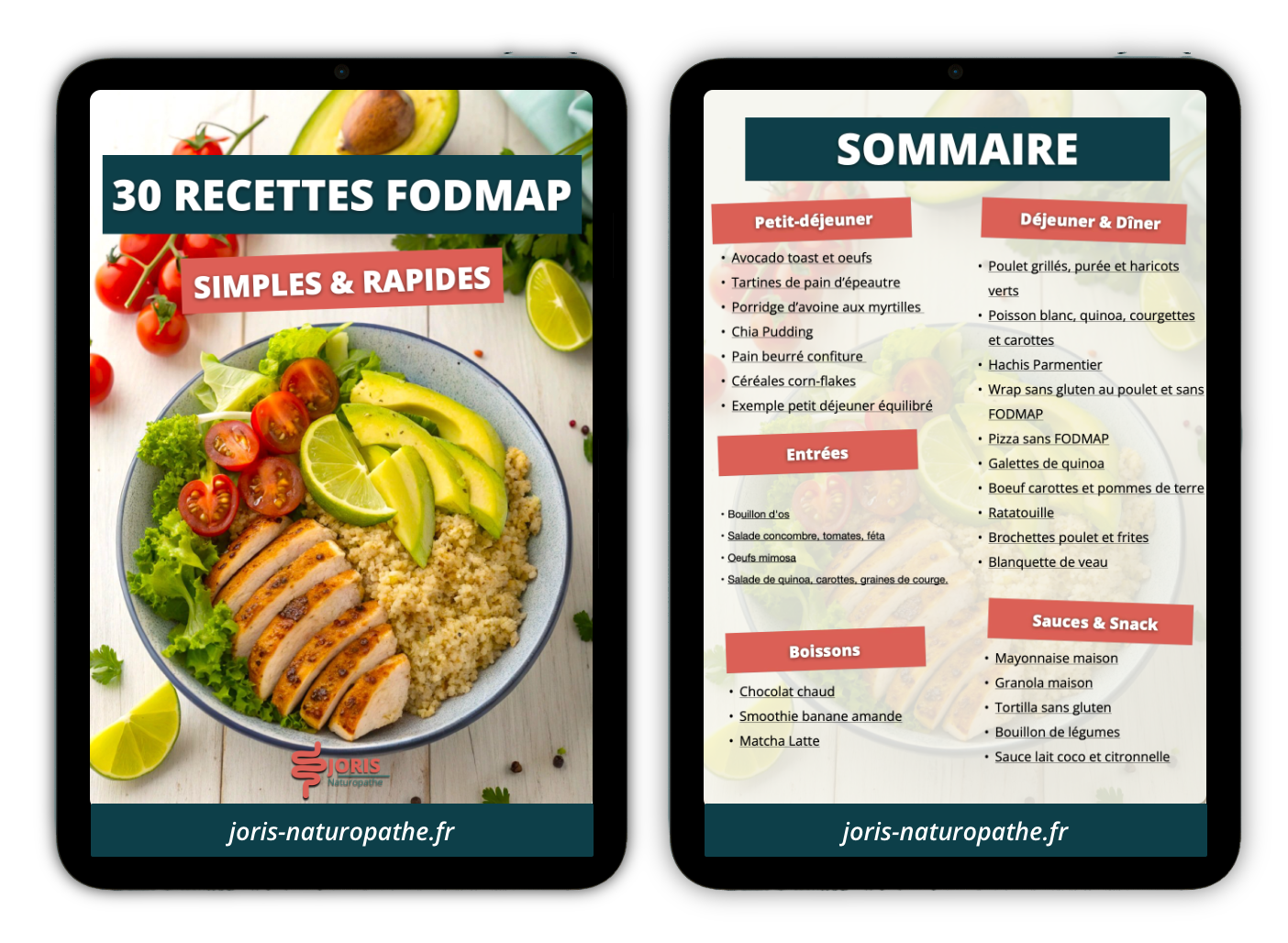 recettes sans FODMAP pdf