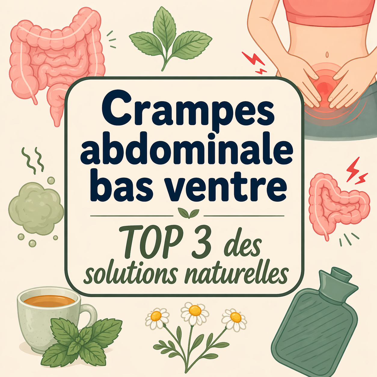 Crampe abdominale bas ventre