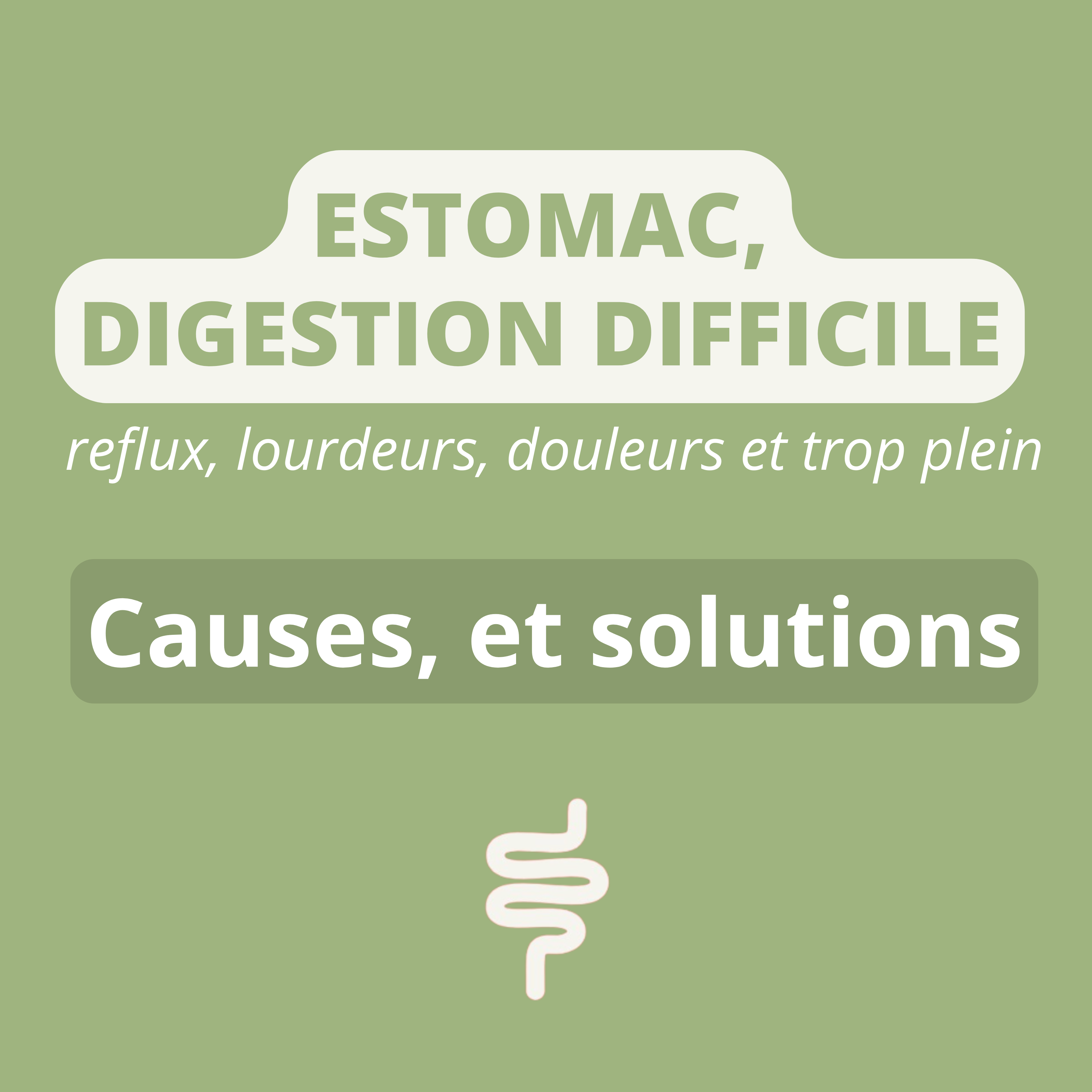 estomac lourd et digestion difficile