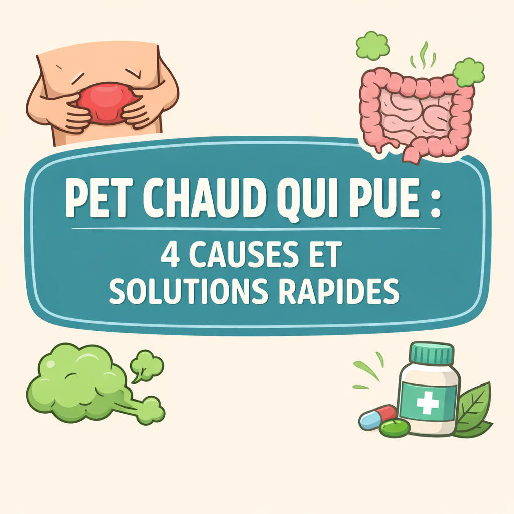 Pet chaud qui pue : 4 causes et solutions rapides