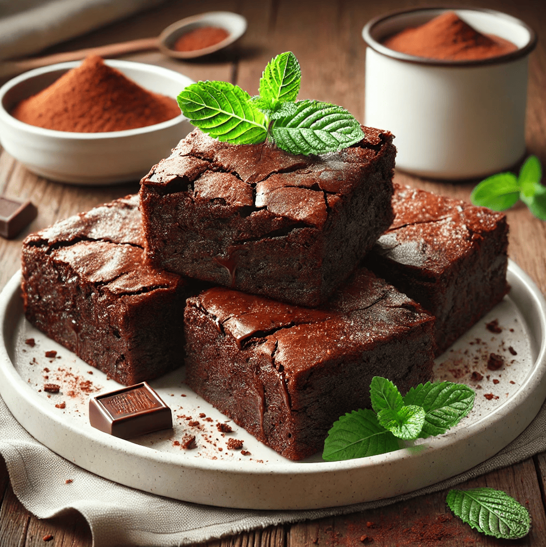 Brownies au chocolat : pauvre en FODMAP