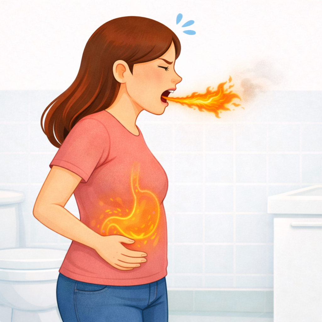 Reflux gastro-oesophagien (remontées acides)