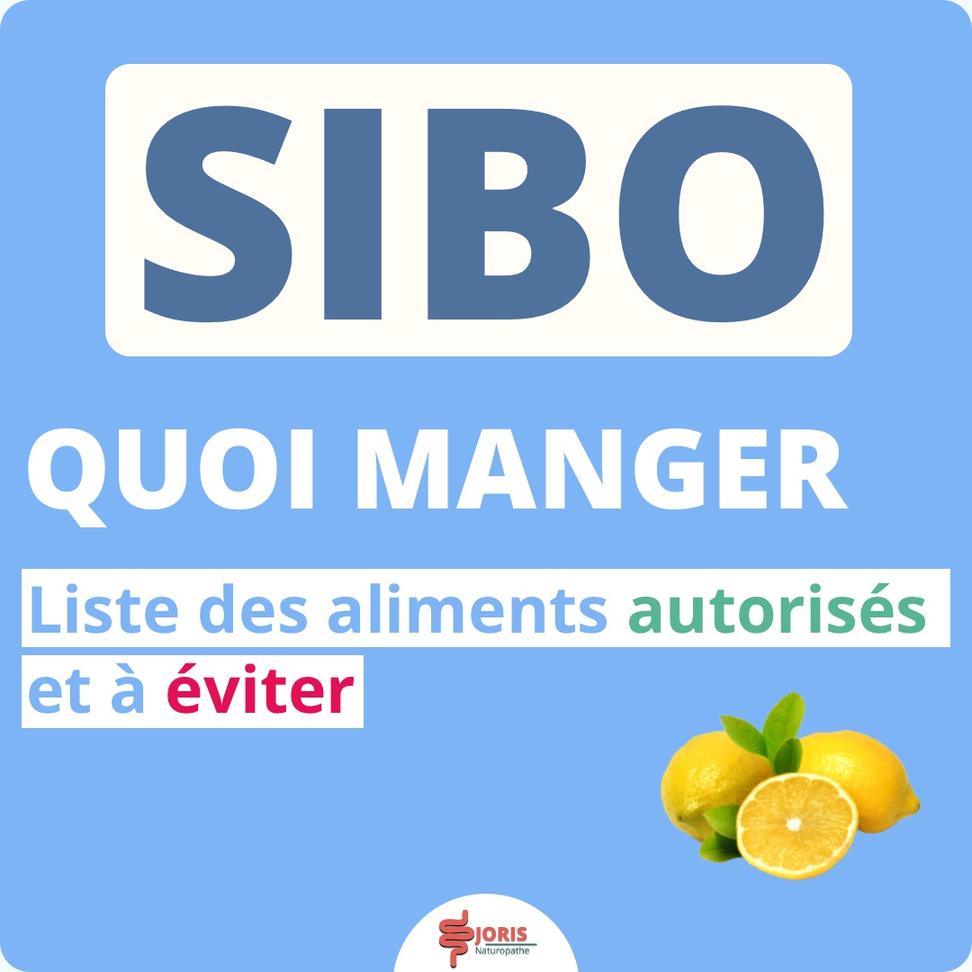 sibo quoi manger