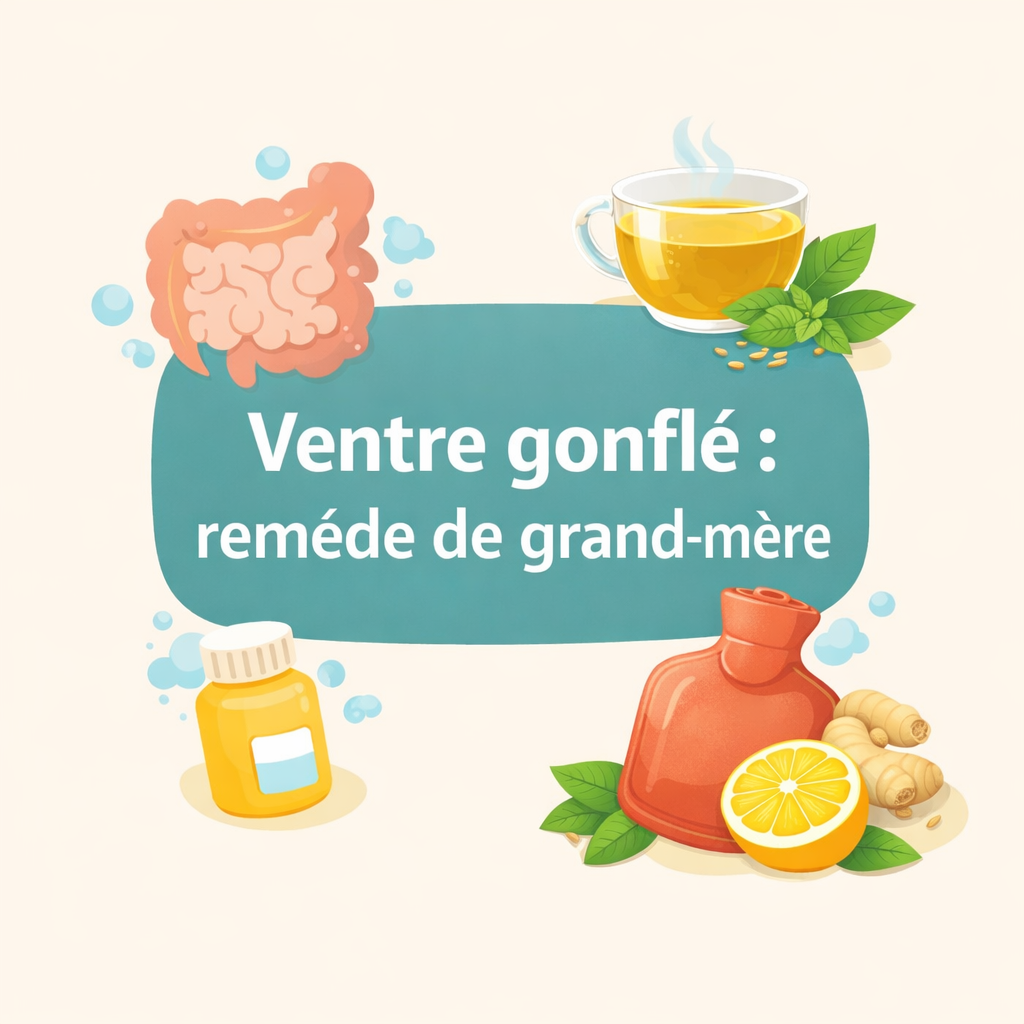 Ventre gonflé : 5 remèdes de grand-mère