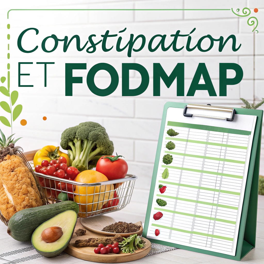 Constipation FODMAP : listes alimentaires