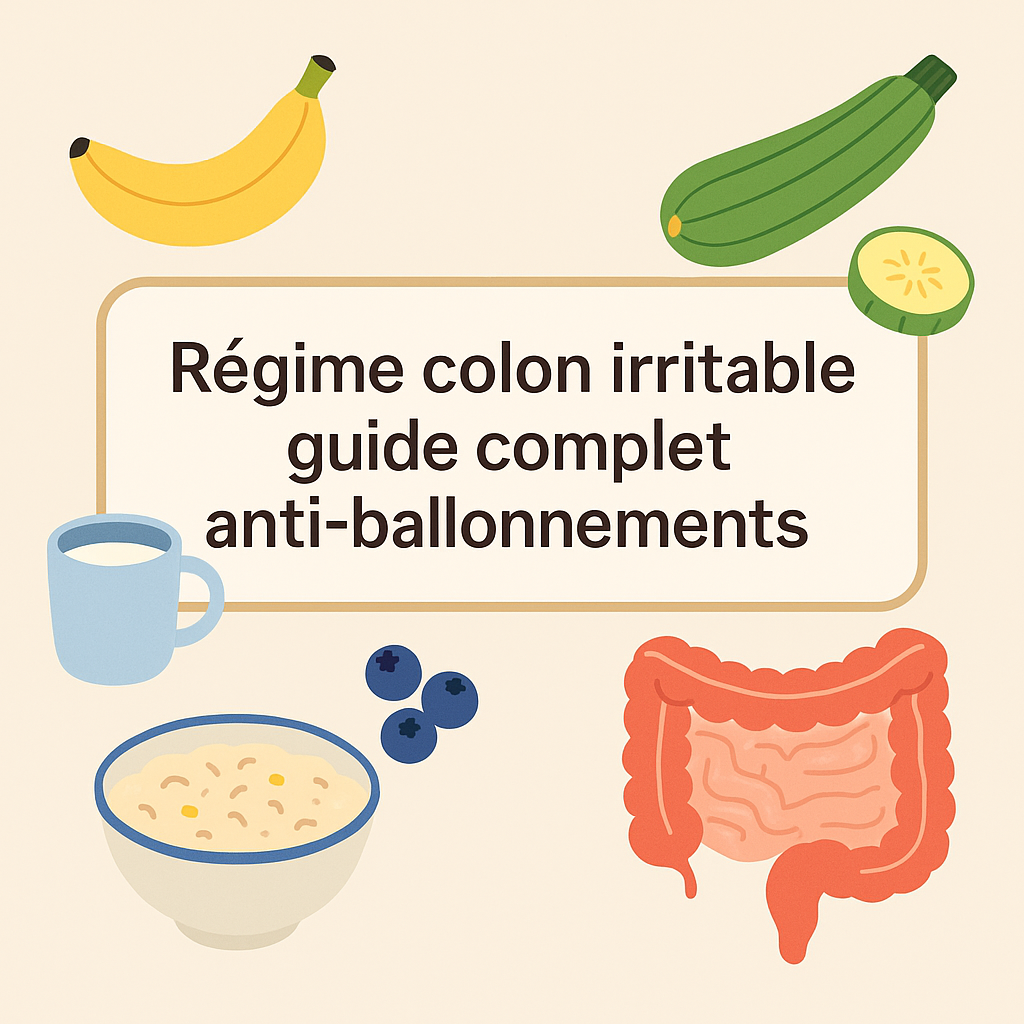 Régime colon irritable : guide complet anti-ballonnements
