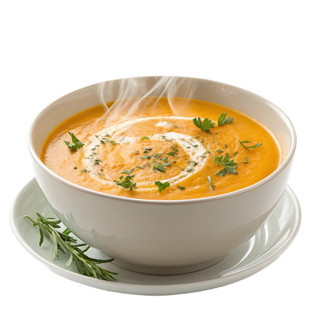 Soupe butternut à la crème (pauvre en FODMAP)