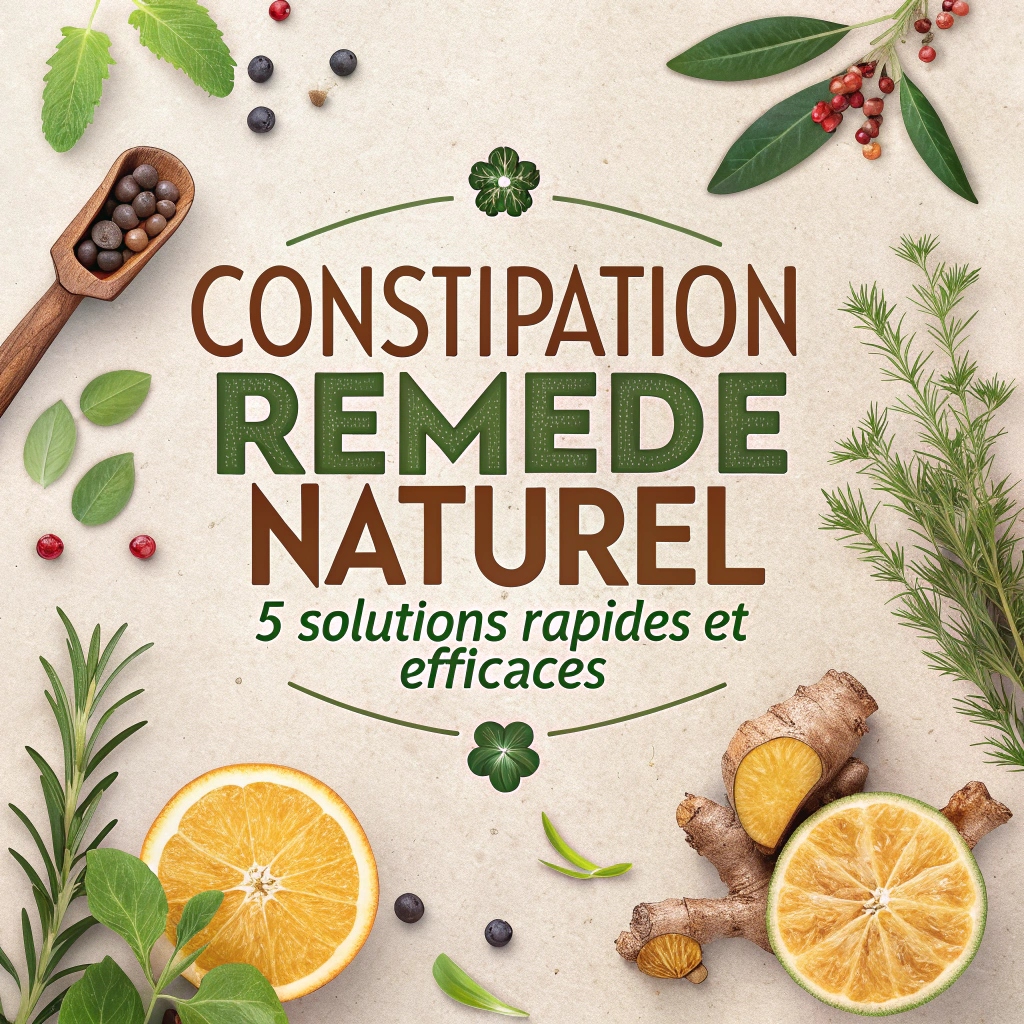 Constipation remède immédiat naturel