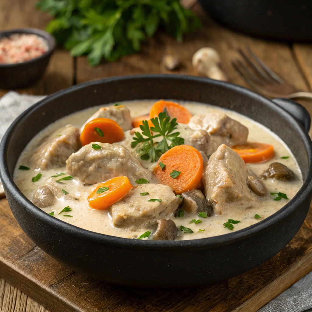 Blanquette de veau sans fodmap